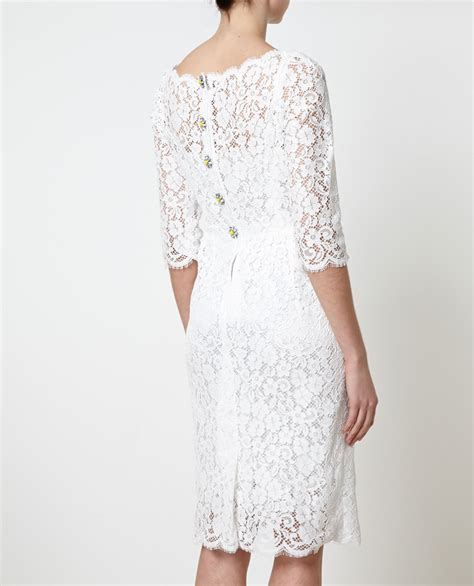 buy dolce and gabbana white lace dress|dolce and gabbana ruched dresses.